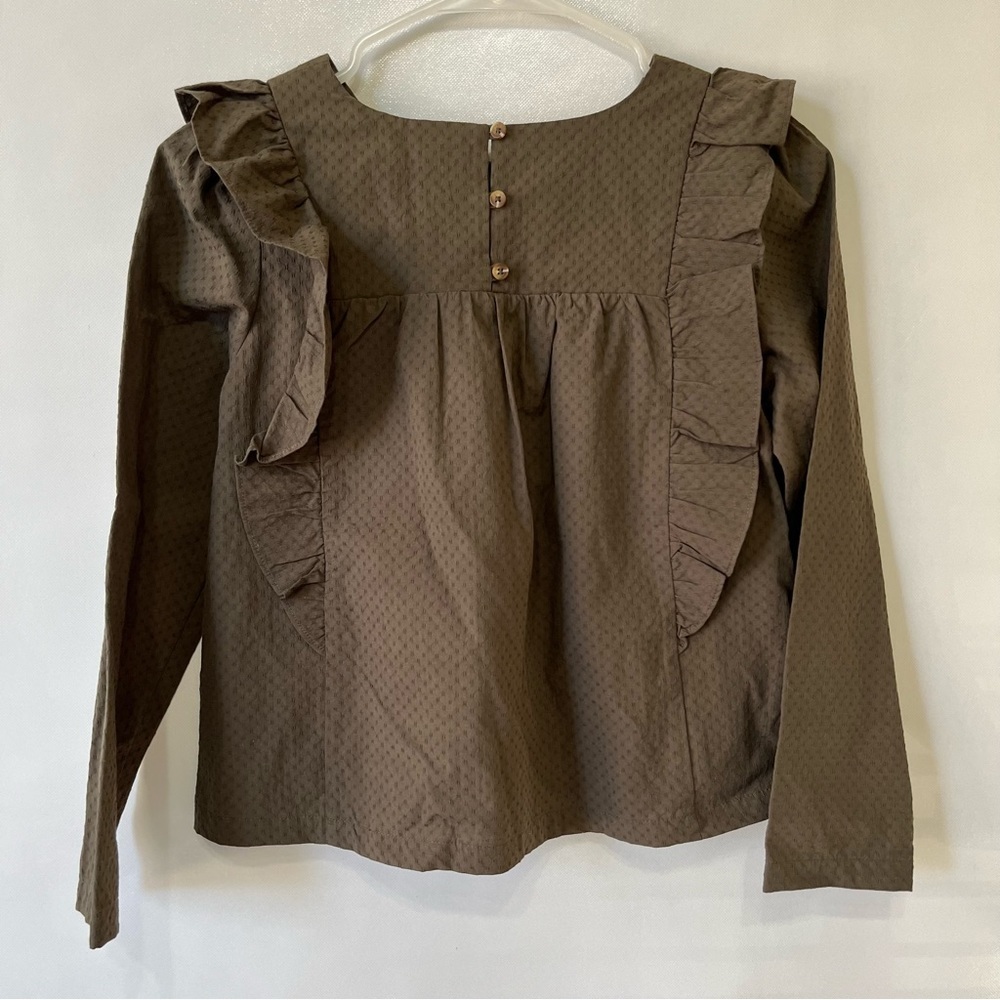 Copper Key Ruffle Top NWT - Picture 3 of 9